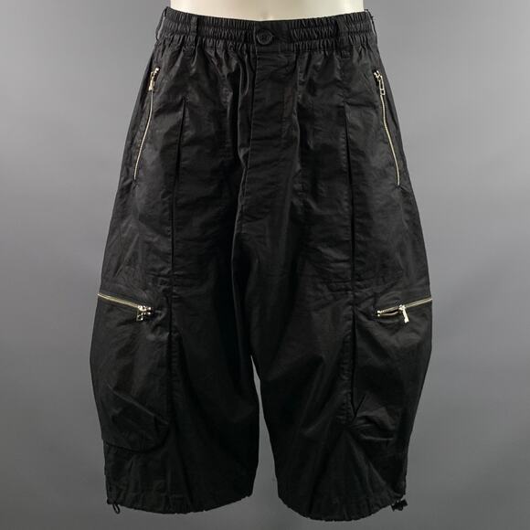 DANKE SCHON Other - DANKE SCHON Size M Black Solid Cotton Baggy Shorts